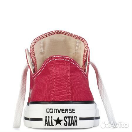 Кеды Converse красные низкие 35-45