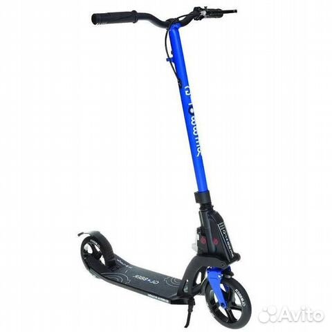 Самокат Globber ONE K180, Синий с ручным тормозом