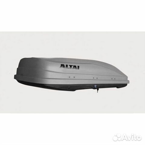 Автобокс Carl Steelman Altai 390 л. Серый Карбон