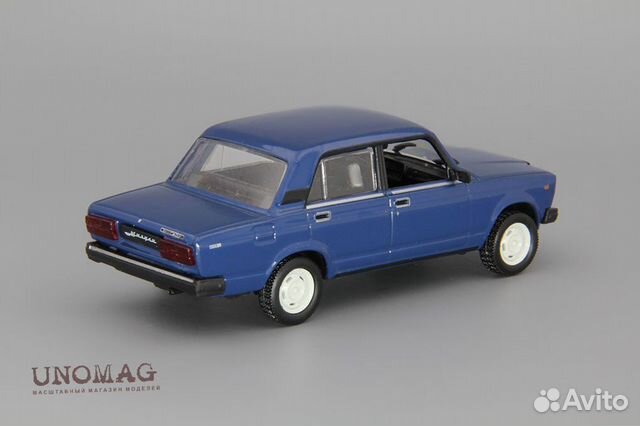 1:43 ваз 2107 Жигули, Автолегенды СССР 31, синий 1:43 ваз 2107 Жигули, Автолегенды СССР 31, синий