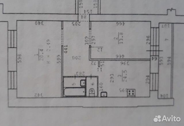 2-к квартира, 62.6 м², 4/14 эт. 2-к квартира, 62.6 м², 4/14 эт.