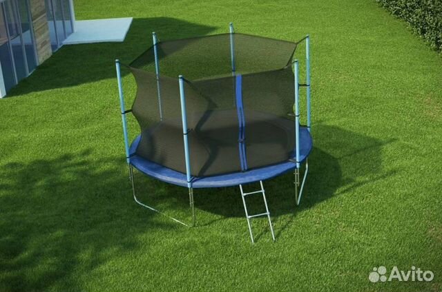 Батут 305 см для дачи детский уличный