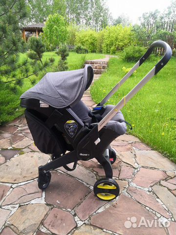 Doona оригинал серая + дождевик и сумка Doona оригинал серая + дождевик и сумка