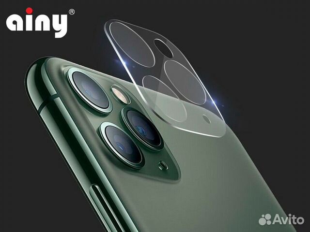 84012373227  Защитное стекло камеры Ainy iPhone 11 Pro Max 