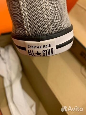 Новые серые слипоны converse 38eur размер
