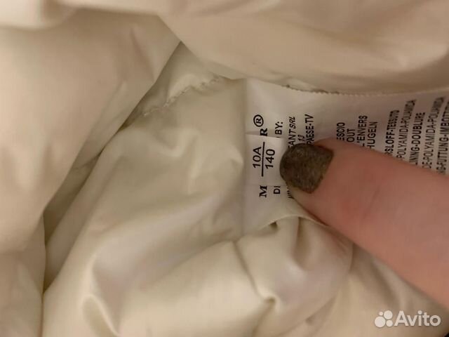 Пальто пуховое для девочки Moncler