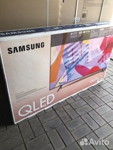 Новый qled UHD samsung QE55Q60TAU (140см) new2020