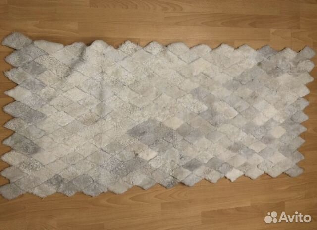 Коврик из натуральной овечьей шерсти