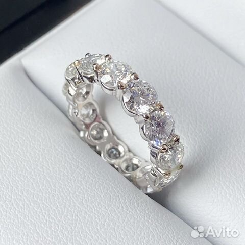 Кольцо с бриллиантами 5.20 карата
