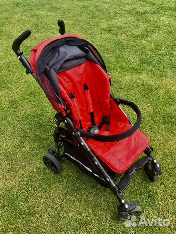 Коляска Peg-perego (красная, комплект) Коляска Peg-perego (красная, комплект)