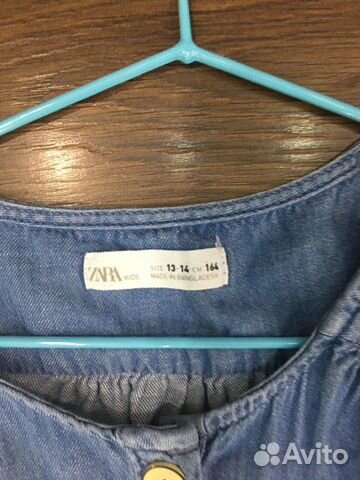 Джинсовое платье Zara на рост 164