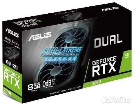 Видеокарта Asus PCI-E dual-RTX2070-8G-EVO-V2 nVidi Видеокарта Asus PCI-E dual-RTX2070-8G-EVO-V2 nVidi