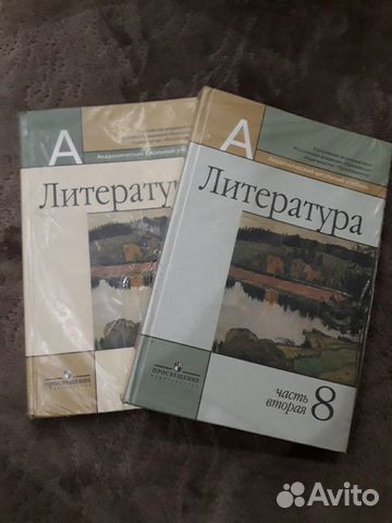 Литература за 8 класс, 2 части