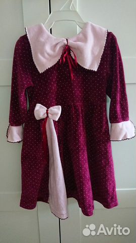 Платье велюровое Платье велюровое