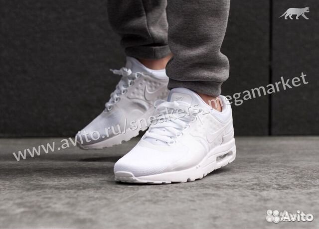 Кроссовки Nike Air Max Zero White (41-45) Кроссовки Nike Air Max Zero White (41-45)