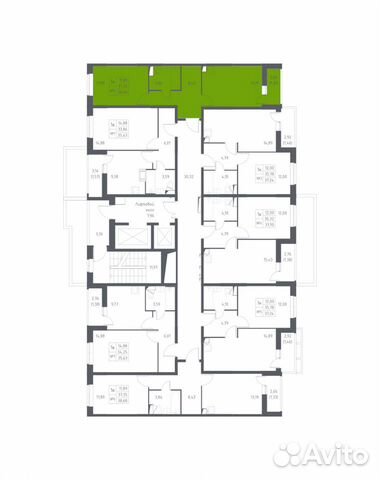 1-к квартира, 38.7 м², 2/17 эт.