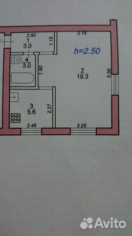 1-к квартира, 30.9 м², 5/5 эт.