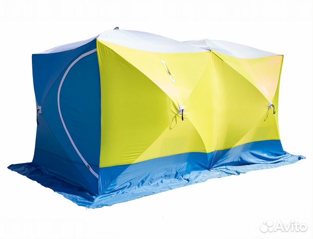 Палатка Куб 3 трехслойная дубль, дышащий