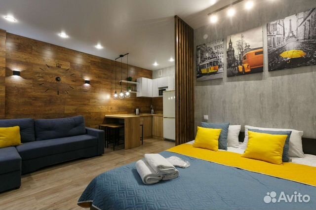 

1-к. квартира, 38 м², 2 кровати