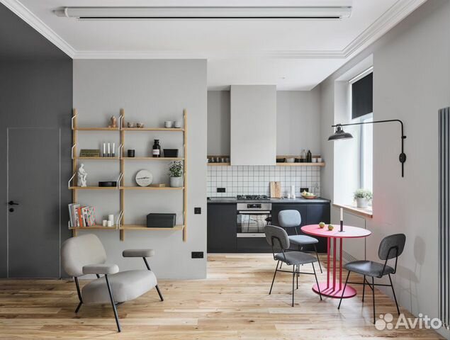 

1-к. квартира, 60 м², 2 кровати