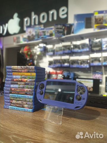 PS Vita + силиконовый чехол +наушники Monster Beat