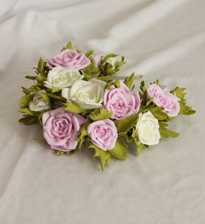 Венок искусственный на ободке