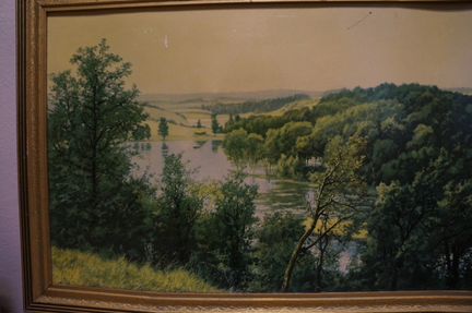 Картина художественная в багетной раме СССР