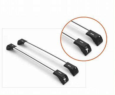 Багажник на штатные рейлинги BMW X3 2017-нв G01