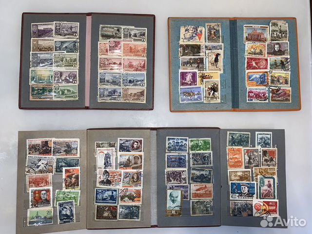 Марки СССР - 3 альбома 50х - 60х гг