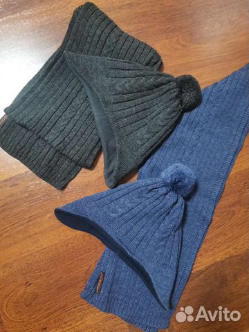 Комплект шапка и шарф для мальчика