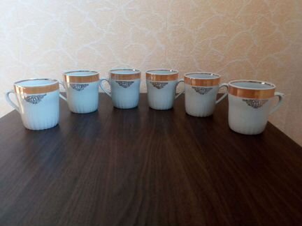 Чашки-кружки форфор СССР. Сумской Ф/З