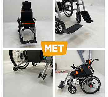 Met comfort 21 кресло коляска с гибридной спинкой и приводными колесами