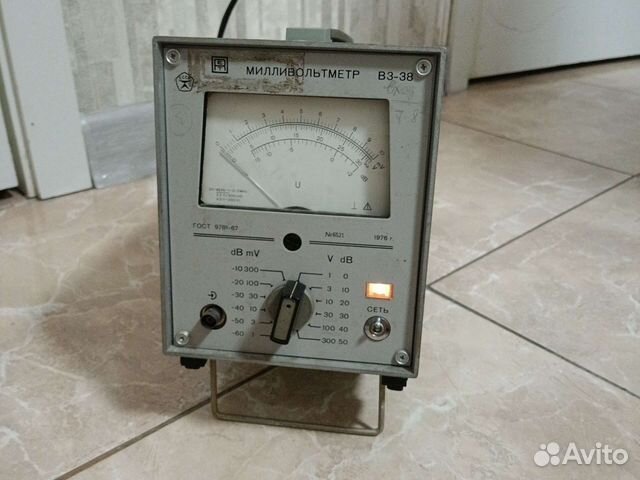 Милливольтметр в3 38 купить в Москве | Электроника | Авито