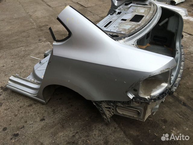 Задняя часть кузова VW Polo SED RUS серебро