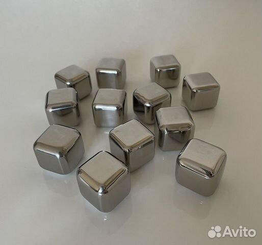 Стальные кубики для виски