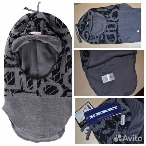 Новая шапка- шлем kerry р.48 (Финляндия)(зима)