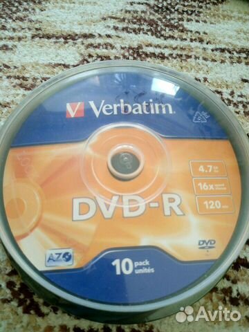 Диски DVD-R 10 шт