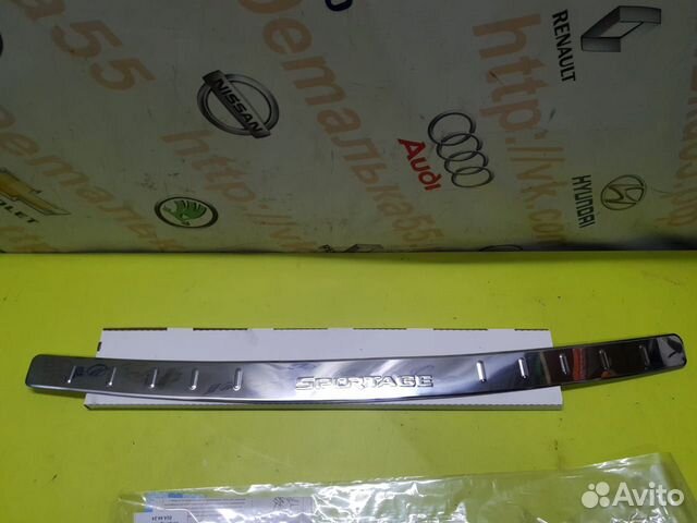 Накладка бампера хромированная KIA Sportage