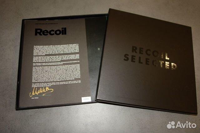 Recoil - Selected BOX-Set Ltd., Mute, Автограф