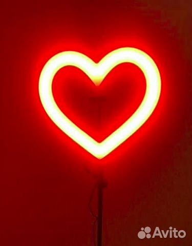 Кольцевая Лампа сердце RGB