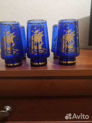 Бокалы, кувшин, Богемия, Чехия, сервиз фарфор