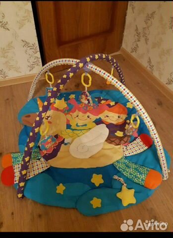 Коврик для новорождённого, развивайка
