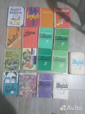 Учебники английского,французского СССР и др