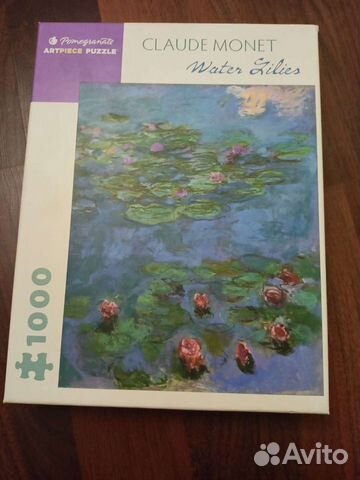 Пазл Моне Водяные Лилии 1000