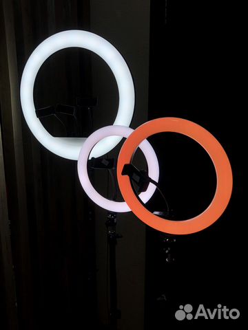Кольцевая лампа со штативом