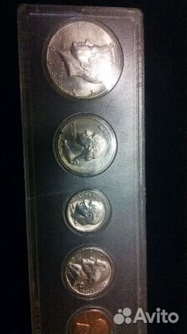Набор Американских монет liberty 1966