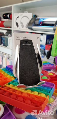 Держатель с беспроводной зарядкой SMART Sensor S5