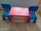 Детский стол и стулья ikea, серия Маммут
