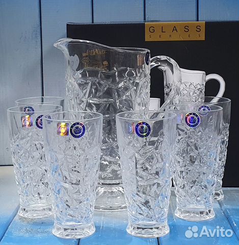 Набор для сока/воды: графин+6 стаканов Lenardi