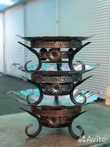 Садж для подачи шашлыка,нерж